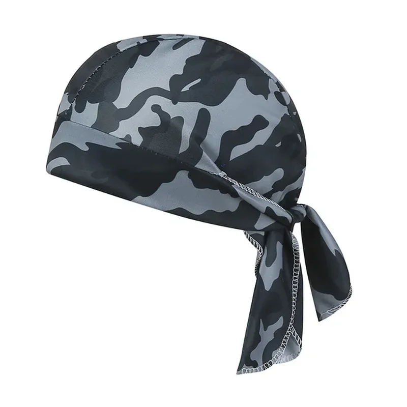 Camouflage Printed Headband Bandana Pirate Hat