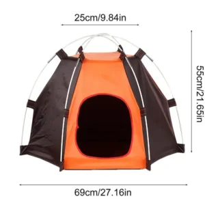 Foldable Waterproof Polyester Dog Camping Tent