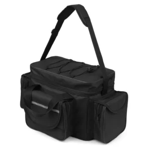 Waterproof Fishing Tackle Bag: Two-Layer Storage Case with Shoulder Strap