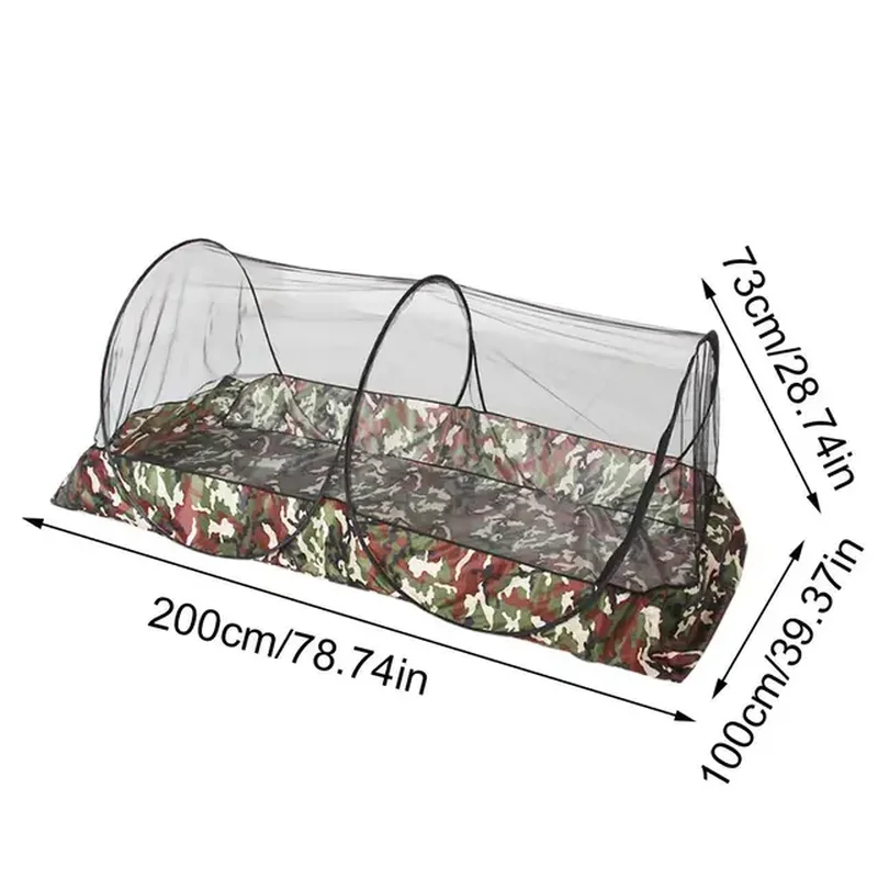 Camping Mosquito Net Tent Folding Portable Mesh Single Bed Automatic Tent