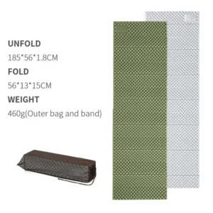 Ultralight Foldable Camping Sleeping Mat β Moistureproof Pad for Travel, Hiking & Outdoor Bed