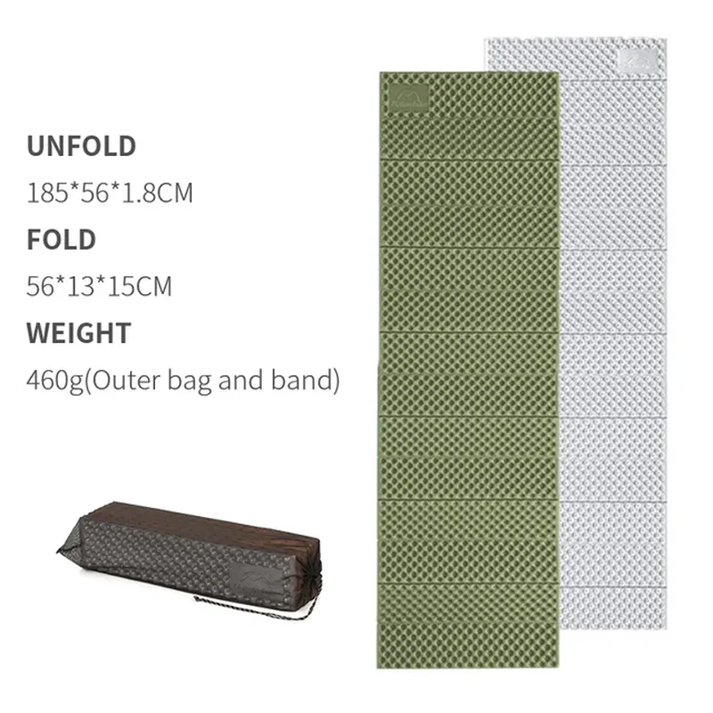 Ultralight Foldable Camping Sleeping Mat – Moistureproof Pad for Travel, Hiking & Outdoor Bed