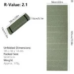 Ultralight Foldable Camping Sleeping Mat – Moistureproof Pad for Travel, Hiking & Outdoor Bed