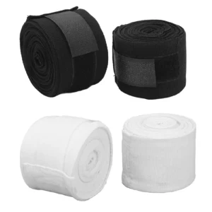 S755453afe07e4b93b2fcfceb5c28caf8n.webp 2pcs 5M Semi-Elastic Boxing Hand Wraps β Quick-Dry Cotton with Hook & Loop for Muay Thai/Kickboxing