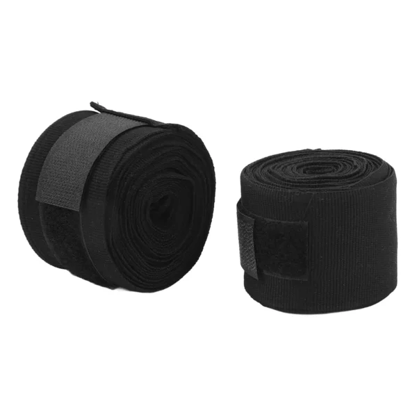 2pcs 5M Semi-Elastic Boxing Hand Wraps – Quick-Dry Cotton with Hook & Loop for Muay Thai/Kickboxing - Image 7