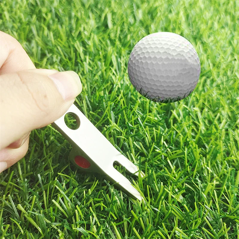 Golf Divot Repair Tool – Metal Pitch Mark Fork for Green & Lawn Care - Image 4