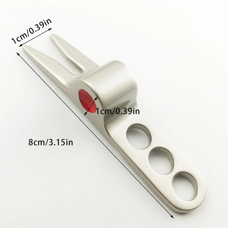 Golf Divot Repair Tool – Metal Pitch Mark Fork for Green & Lawn Care - Image 11