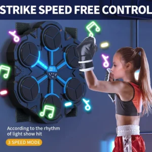 3 Speed Smart Bluetooth Music Boxing Machine β Indoor Strike & Reaction Training Device for Children