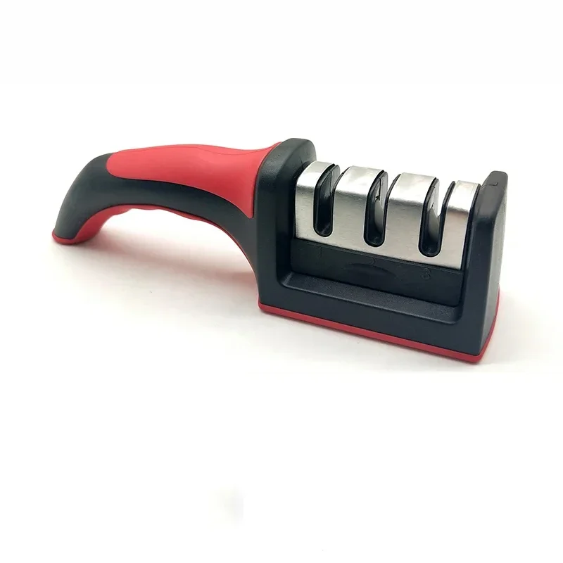 3-Stage Knife Sharpener β Handheld Multi-Function Quick Sharpening Tool with Non-Slip Base - Image 7