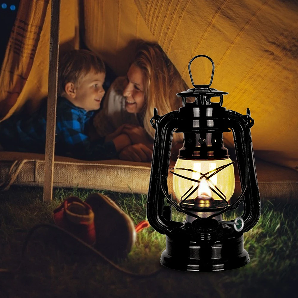 Portable Vintage Kerosene Camping Lamp β Outdoor Oil Lantern with Handle - Image 4