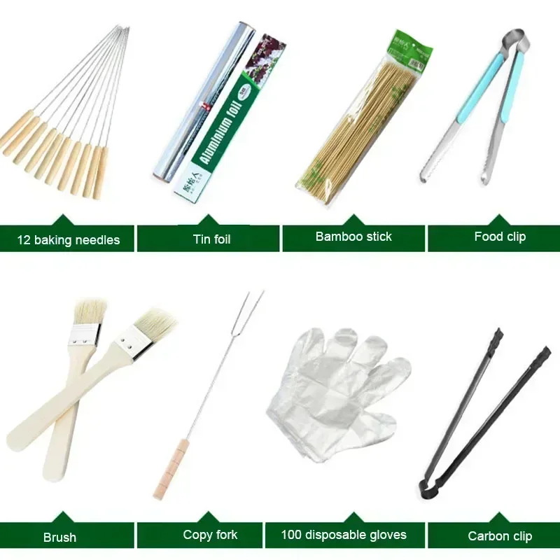 Large Folding Charcoal BBQ Grill – Portable Outdoor Camping & Picnic Barbecue Stove - Image 3