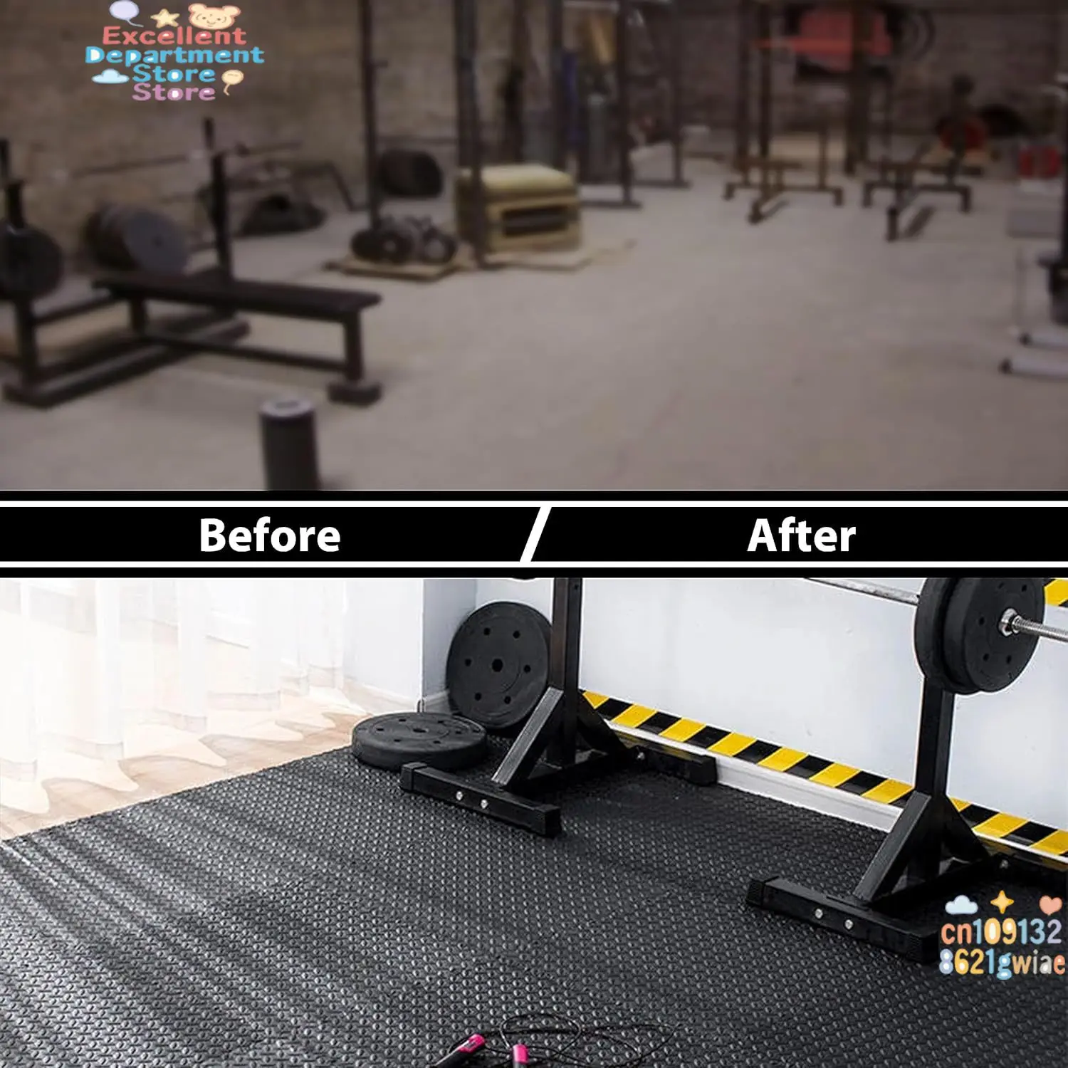 EVA Interlocking Foam Fitness Mat (8/16/20PCS) – Non-Slip Shock-Absorbing Gym & Yoga Flooring - Image 5